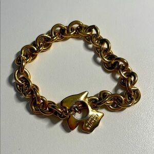AGATHA Gold Chain Bracelet with Dog Clasp